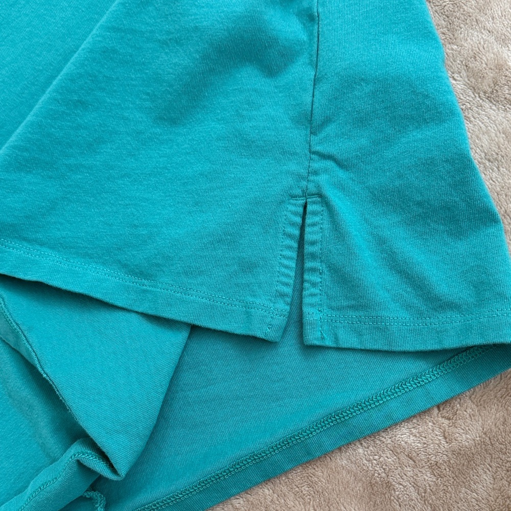Old Navy Sleeveless Tank Dress in Teal and Coral - Picture 5 of 9
